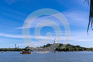 Beihai park is one of the sixteen new scenic spots in Beijing, China. photo